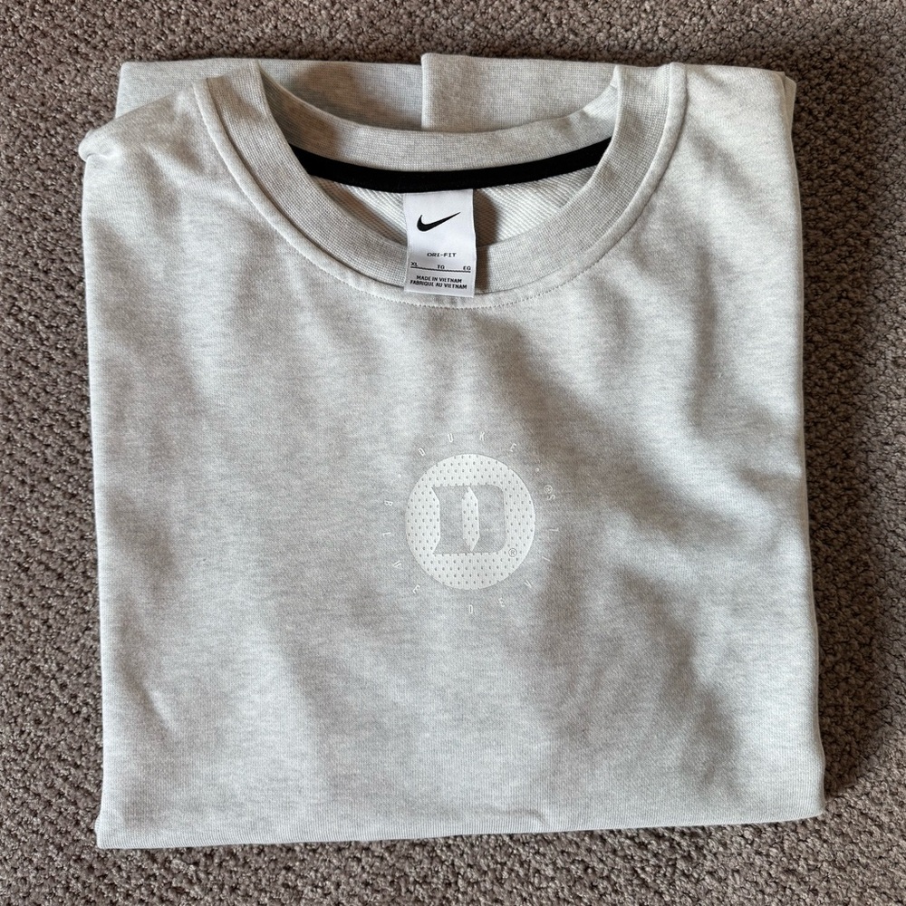 Nike Duke Blue Devils Short Sleeve Crewneck Sweatshirt